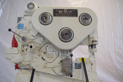 Mubea #KBL-0, Universal Ironworker, mechanical, (36) punches & (46) dies, 3,100 lbs. - Image 8