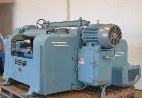 36" x 7" Newman Whitney #S-970, Double Surfacer Planer, helical heads, 40 HP & 30 HP, 3500 RPM, 33-98 FPM - Image 7