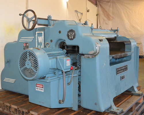 36" x 7" Newman Whitney #S-970, Double Surfacer Planer, helical heads, 40 HP & 30 HP, 3500 RPM, 33-98 FPM - Image 9