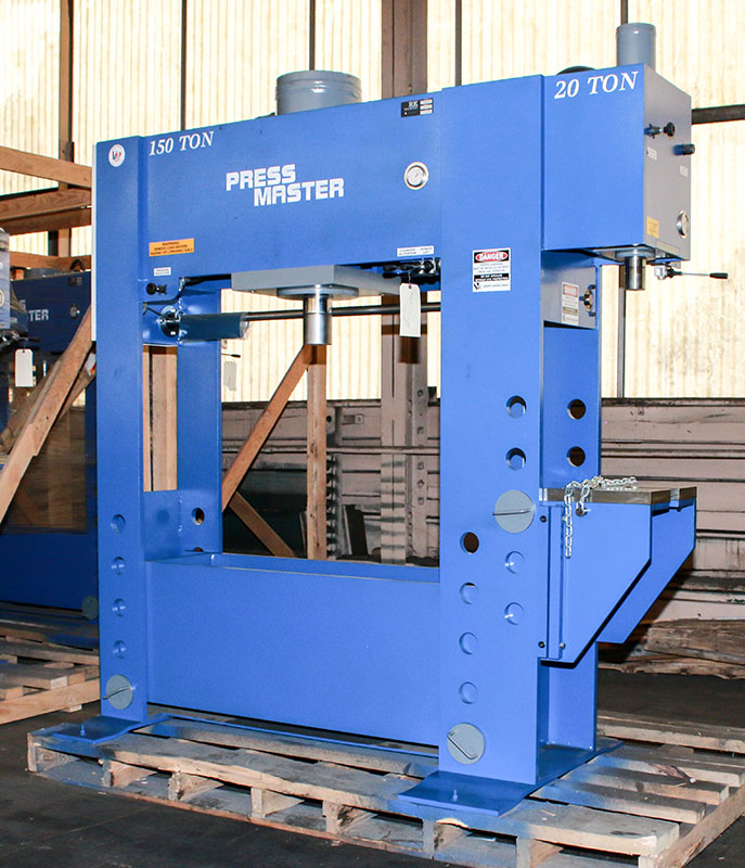 150 Ton, Press Master #HFBP-150/20XWMWH, H-frame, 16" stroke, 36.5" DL, #150683 - Image 3