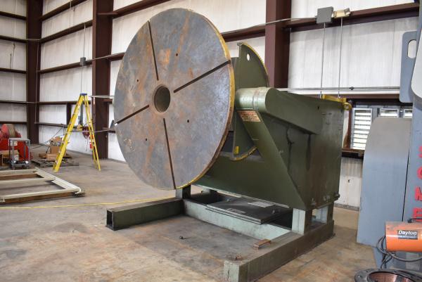 40000 lb. Aronson #HD400A, welding positioner, variable speed rotation, powered gear tilt, hand pendant - Image 3
