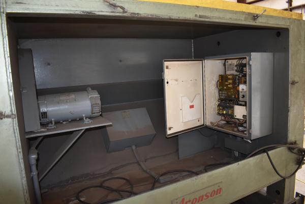 40000 lb. Aronson #HD400A, welding positioner, variable speed rotation, powered gear tilt, hand pendant - Image 8