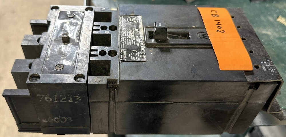 40 Amps, Westinghouse, Molded Case Circuit Breaker, 3-Pole, 600 VAC Max., Non-Adjustable / Fixed Trip - Image 4