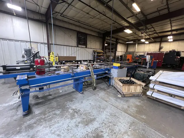 4" Pines #CNC-100-LH, CNC dual spindle tube bender, 195° max bend, 4" x .109" wall steel, 4" x .065" wall - Image 3