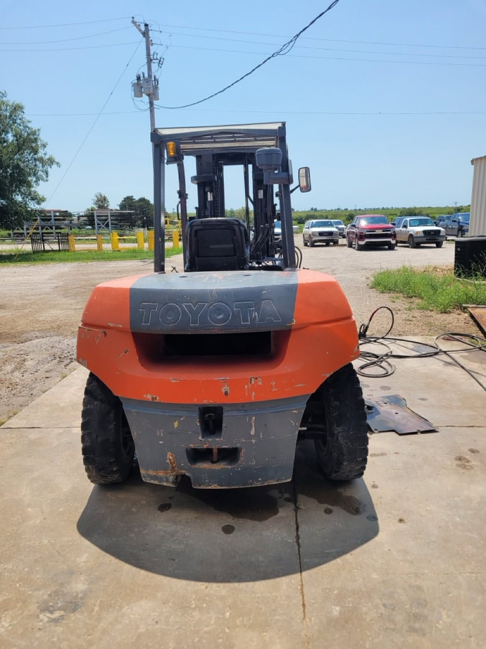 15500 lb. Toyota #8FDU70, Diesel Forklift, 6" x72" forks, 3-stage, 1668" lift height, 2007 - Image 3