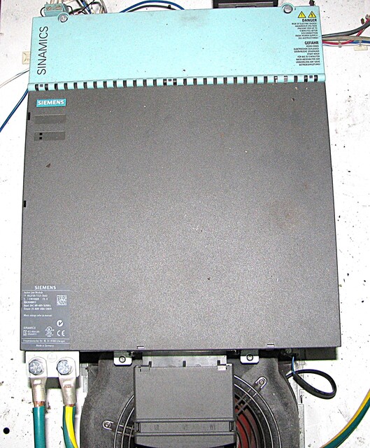 150 HP Siemens, 6SL3130-7TE31-2AA3, Wall Mounted AC Variable Frequency Drive, active line module, 200 amps - Image 1