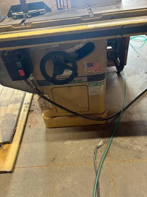 Powermatic #66, Cabinet Table Saw w/ Woodworking Shop Package, Accu-Fence system, Excalibur sliding table - Image 2