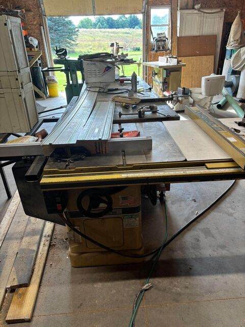 Powermatic #66, Cabinet Table Saw w/ Woodworking Shop Package, Accu-Fence system, Excalibur sliding table - Image 8