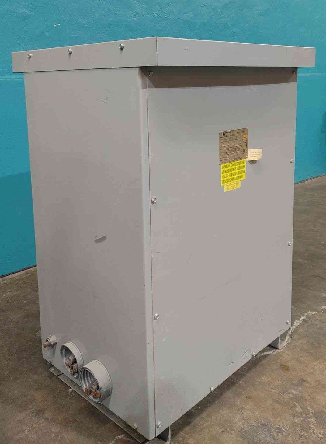 300 KVA 480 Primary, 208Y/120 Sec, MagneTek Jefferson, Dry Type Transformer, NEMA 3R, 3PH - Image 2