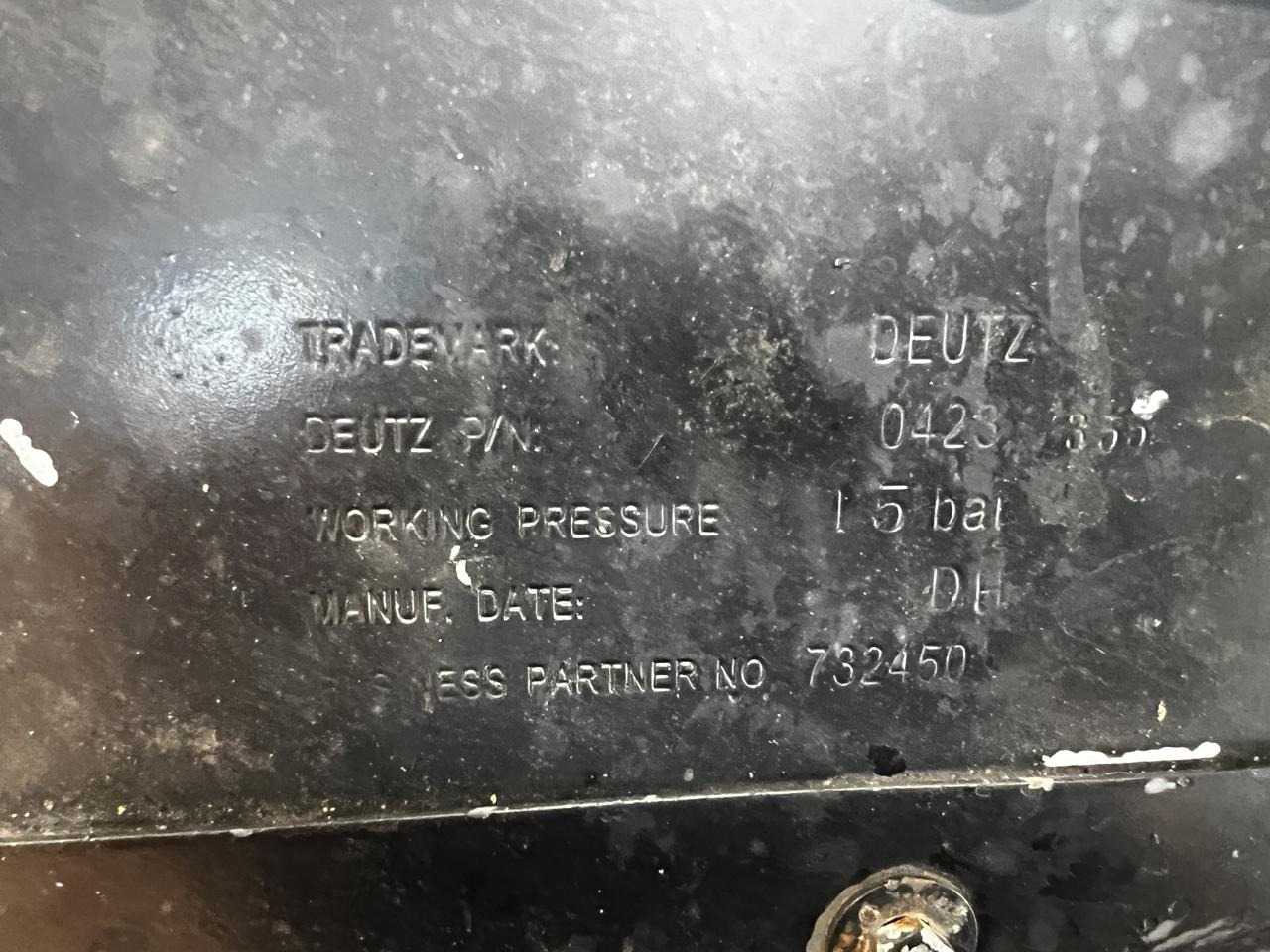 110 HP Deutz #BF4L914, air cooled industrial diesel engine, AS IS - Image 10