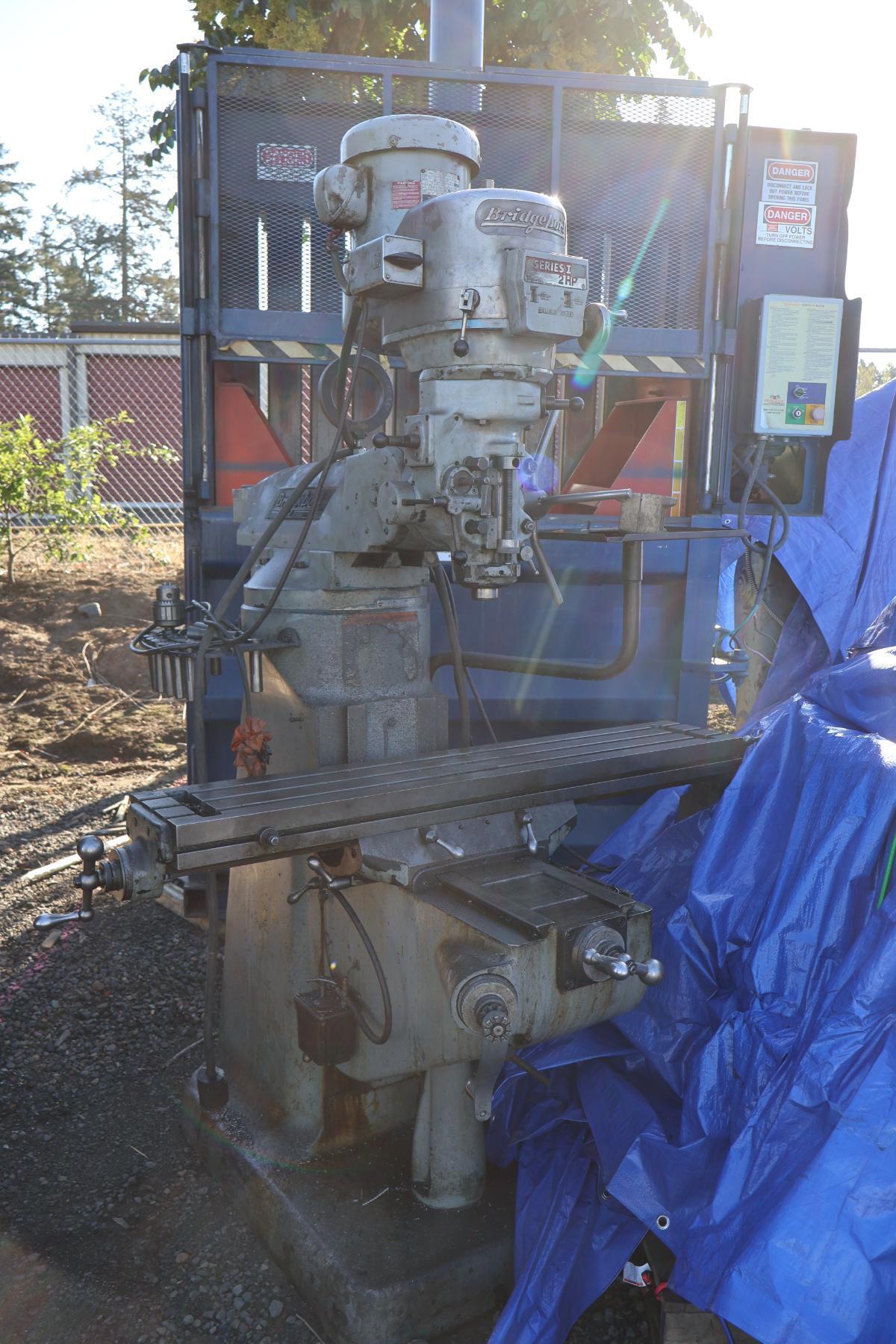 Bridgeport #Series-I, vertical mill, 48" x9" tbl., 2 HP, 36" X, 12" Y, 16" Z, 60-4200 RPM, R-8, 5" quill, 750 - Image 1