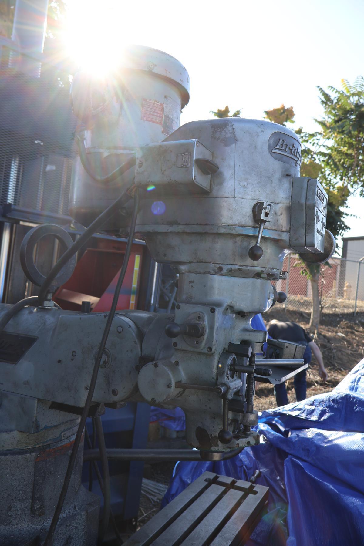 Bridgeport #Series-I, vertical mill, 48" x9" tbl., 2 HP, 36" X, 12" Y, 16" Z, 60-4200 RPM, R-8, 5" quill, 750 - Image 4