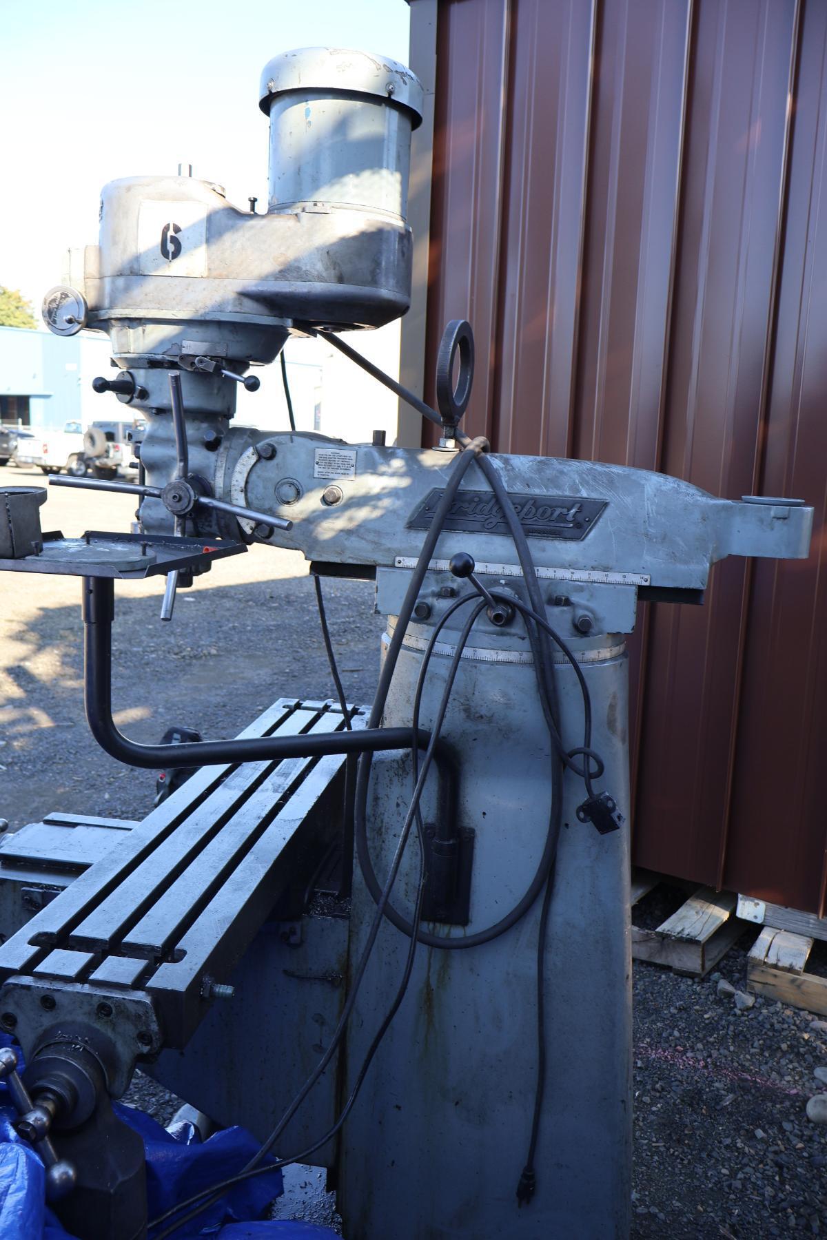 Bridgeport #Series-I, vertical mill, 48" x9" tbl., 2 HP, 36" X, 12" Y, 16" Z, 60-4200 RPM, R-8, 5" quill, 750 - Image 6
