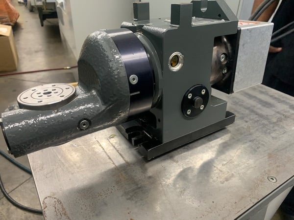 2.76" Haas #TRT70, dual-axis trunnion rotary table, P3 Sigma-5 servo motors - Image 1