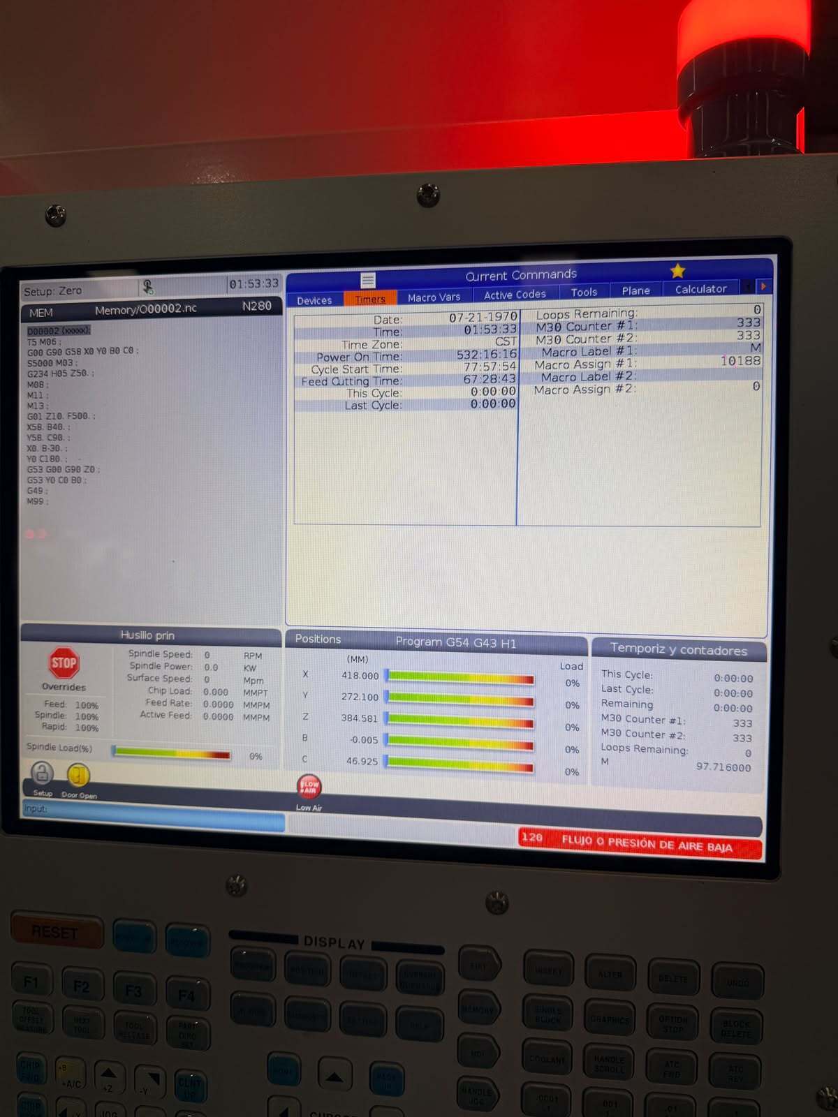 Haas #UMC-1000SS, 5-Axis CNC vertical machining center, 40" X, 25" Y, 25" Z, 12000 RPM, 31 automatic tool - Image 9