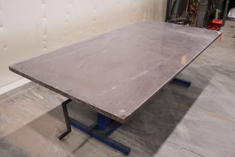 Wood Topped Table - Image 2