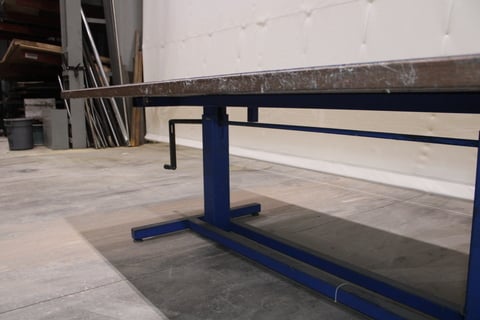 Wood Topped Table - Image 5