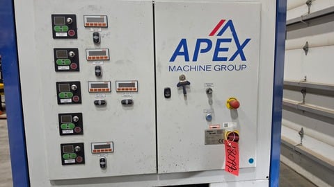 Apex #TSSB, Disc Sander, 6" max. work thickness, 12" conveyor width, 12" side heads, 16" top & bottom heads - Image 4