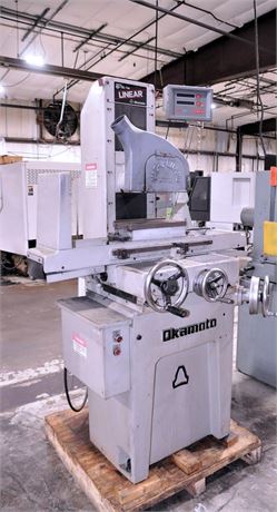 6" x 12" Okamoto #6-12/14, hand feed surface grinder, 15" x 8" travel, 8" x 3/4" x 1-1/4" wheel, 2 HP, 230 - Image 2
