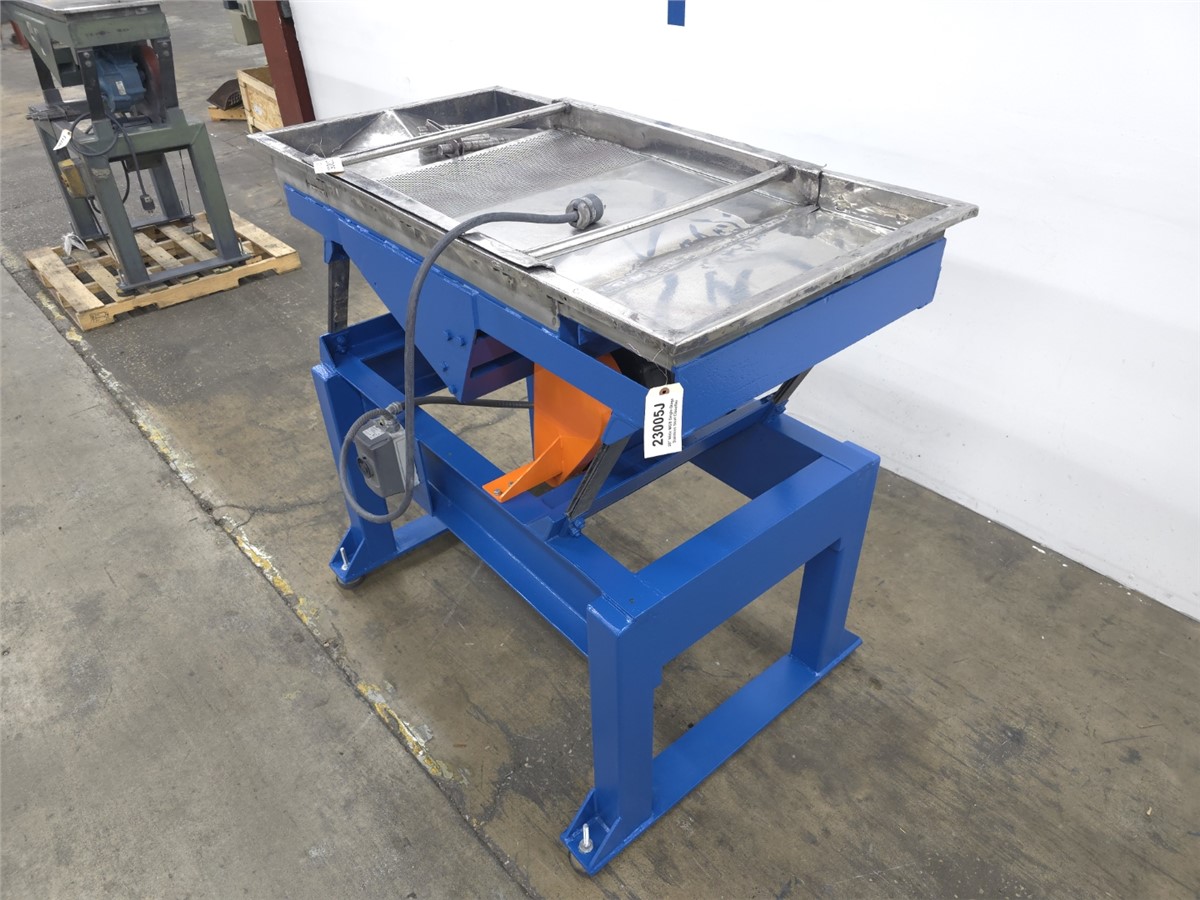 28" MGB Engineering, Stainless Steel classifier, single stage, 3/16" screen, 14" blank, 23" overs, 18" - Image 2