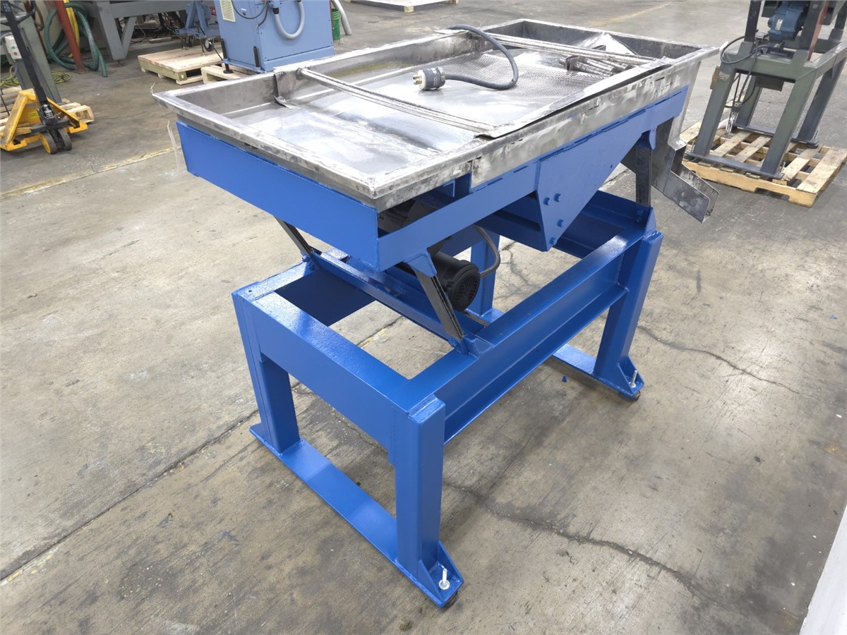 28" MGB Engineering, Stainless Steel classifier, single stage, 3/16" screen, 14" blank, 23" overs, 18" - Image 4