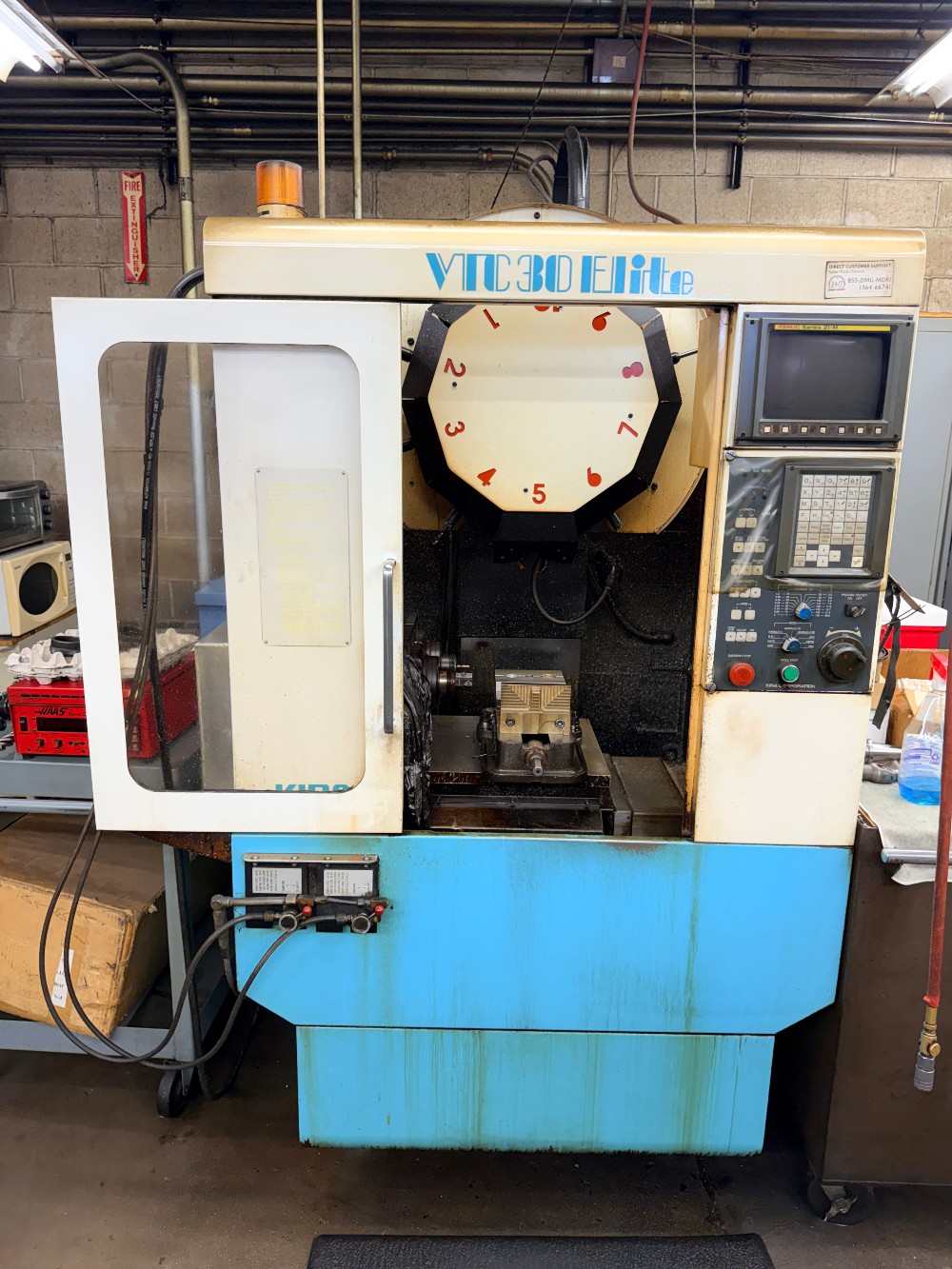 Kira #VTC30-Elite, CNC vertical machining center, Fanuc 21-MB Control, 20" X, 14" Y, 12" Z, 12k RPM, 5 HP, 10 - Image 1