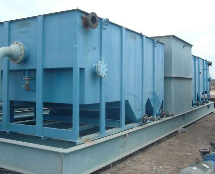 Parkson #SRC500, Coalescer, 1000 GPM approx, oil/water/solids separator, slant rib, Carbon Steel, dual units - Image 3