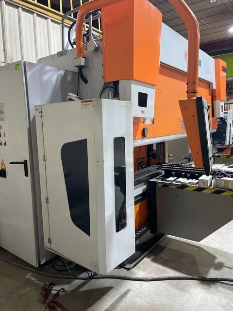242 Ton, Ermaksan #Speed-Bend-Pro, CNC press brake, 12' overall, 128" between housing, 10.8" stroke, 21.7" - Image 2
