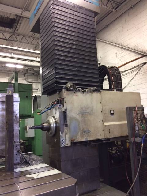 5.9" Wotan #Cutmax-3, CNC Boring Mill, 78" vertical, 98" table travel, 78" x 78" indexing table, 2500 RPM - Image 2