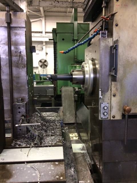 5.9" Wotan #Cutmax-3, CNC Boring Mill, 78" vertical, 98" table travel, 78" x 78" indexing table, 2500 RPM - Image 3