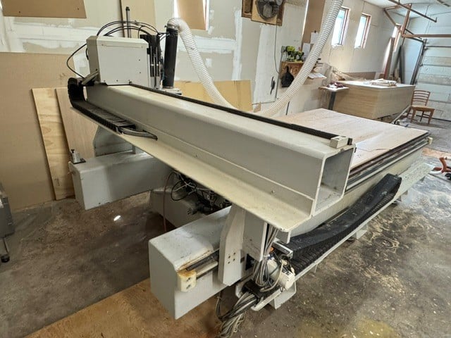 FlexiCAM #Pro-1530, CNC Router, 5' x 10' table, 121" X, 61" Y, 11" Z, 24000 RPM, 10 ATC, vacuum system, ER32 - Image 1