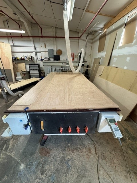 FlexiCAM #Pro-1530, CNC Router, 5' x 10' table, 121" X, 61" Y, 11" Z, 24000 RPM, 10 ATC, vacuum system, ER32 - Image 5
