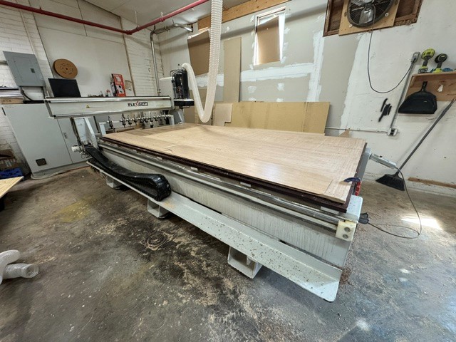 FlexiCAM #Pro-1530, CNC Router, 5' x 10' table, 121" X, 61" Y, 11" Z, 24000 RPM, 10 ATC, vacuum system, ER32 - Image 7