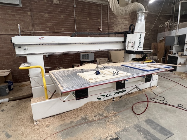 Onsrud #122C16C, CNC Router, 5' x 10' table, (2) 5' x 5' tables, vacuum pump, boring block, C-axis, Fanuc - Image 2