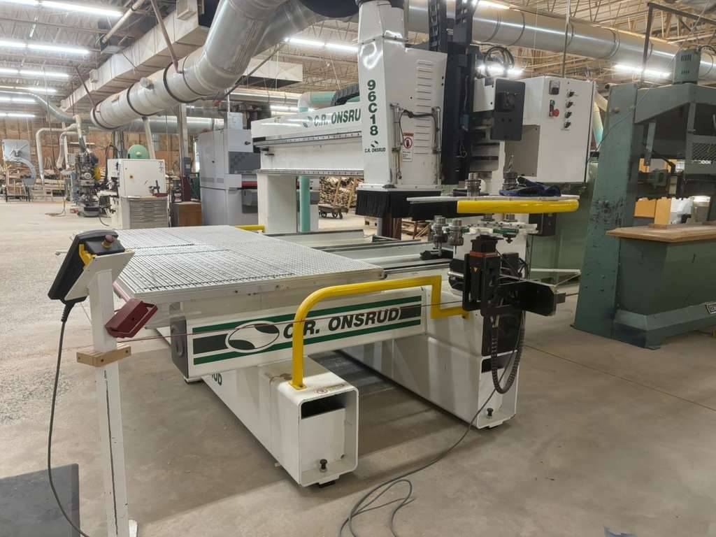 Onsrud #96C18, CNC Router, 4' x 8' table, vacuum pump, boring block, 2008 - Image 7