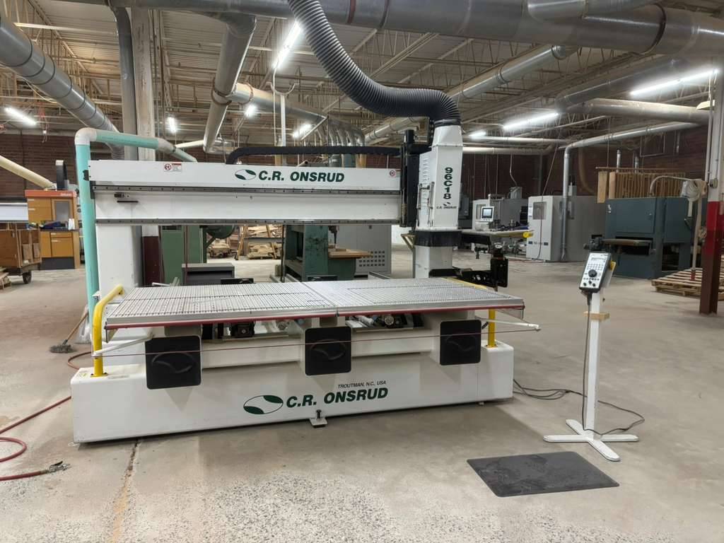 Onsrud #96C18, CNC Router, 4' x 8' table, vacuum pump, boring block, 2008 - Image 10