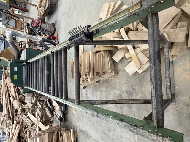 24" Whirlwind, Chop Saw, 10' infeed, 10' outfeed with stops, 10 HP - Image 4