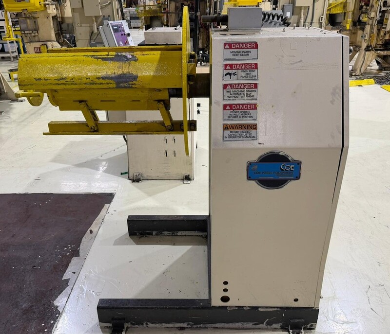 6,000 Lb. Coe Press Equipment #CPR-6024, Motorized Reel, 24" width, 60" outside dimensions, 16"-21" ID, 480 V. - Image 3