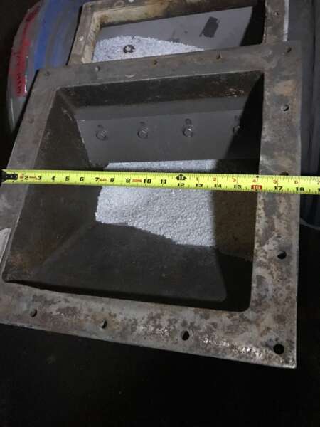 14" x 14" Sprout Waldron rotary airlock, Stainless Steel, closed rotor, 3 HP, #1271754 - Image 7