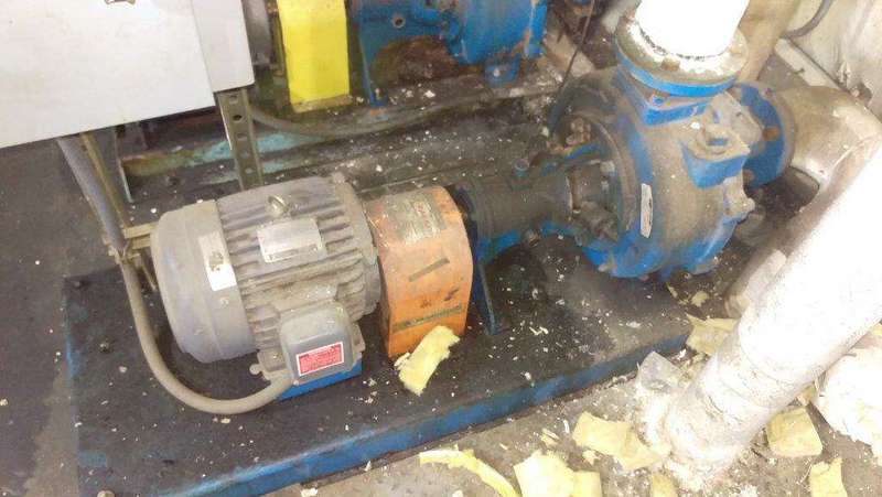 100 GPM @ 60' TDH, Crown #B30-7X, self priming, D.I., 3 x 3 x 7, 3 HP, horizontal, #1271661 (2 available) - Image 2