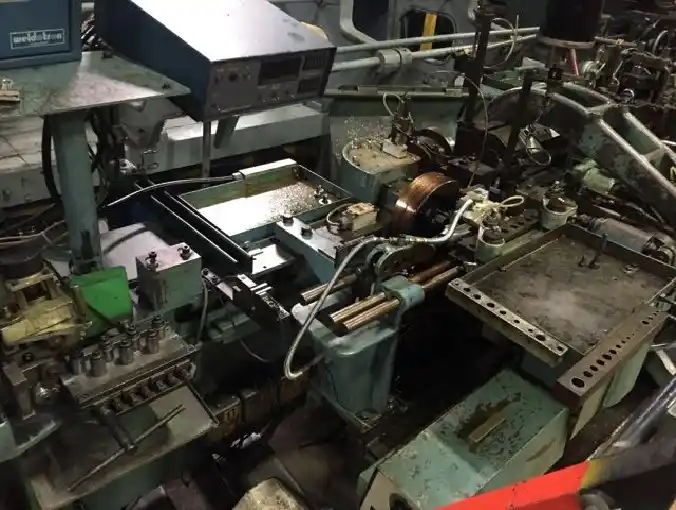 Asahi Seiki #MF-2, 1.5"width, 8" max length, 1/16"thkns, press head, 1989, S33845 - Image 3