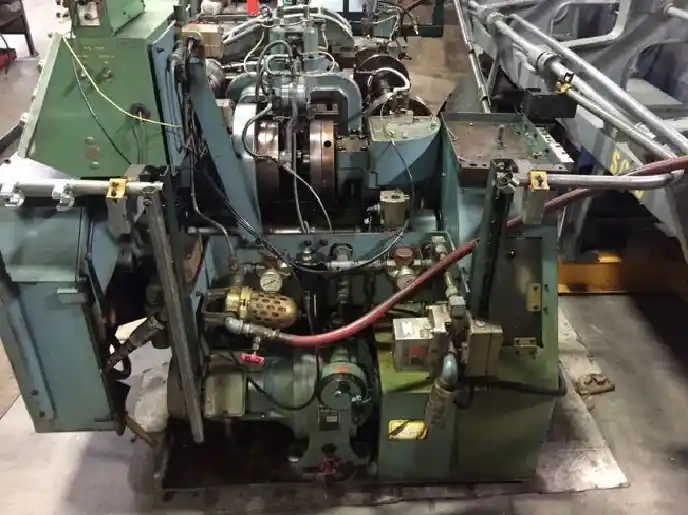 Asahi Seiki #MF-2, 1.5"width, 8" max length, 1/16"thkns, press head, 1989, S33845 - Image 4
