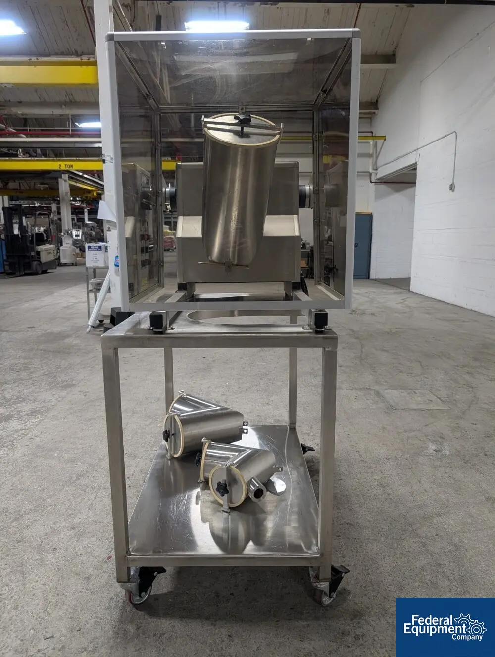 16 qt. Patterson -Kelley #Blendmaster, Twin Shell Blender, Stainless Steel shell w/pin bar, (1) 8 qt. & (1) 4 - Image 3