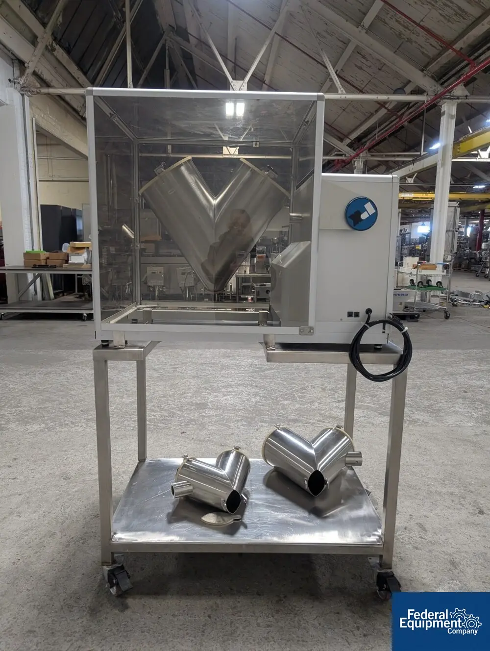 16 qt. Patterson -Kelley #Blendmaster, Twin Shell Blender, Stainless Steel shell w/pin bar, (1) 8 qt. & (1) 4 - Image 4