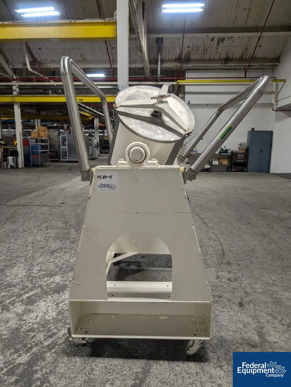 3 cu.ft. Patterson -Kelley, Twin Shell Blender, Stainless Steel, 170 lb./cu.ft. max. density, solid covers - Image 3