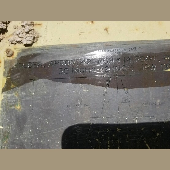 Eagle Crusher, Apron Feeder, 42" width x 14' L, 8 cu.yd. capacity, includes prescreen - Image 3
