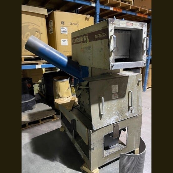 16" x 16" Cumberland #484, Plastic Granulator, 3-blade rotor, 25 HP, 1760 RPM, 460 Volts, 3PH - Image 2
