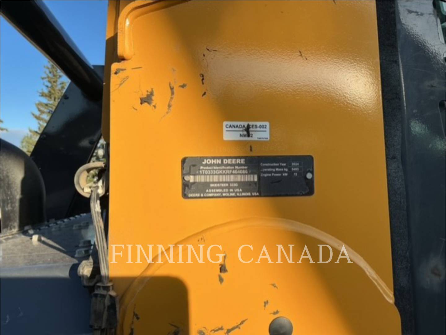 John Deere 333G, 1445 hours, S/N: 1T0333GKKRF464086, 2024 - Image 5