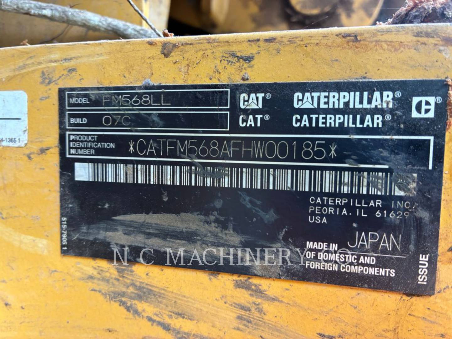 Caterpillar FM568, 3990 hours, S/N: FHW00185, 2024 - Image 5
