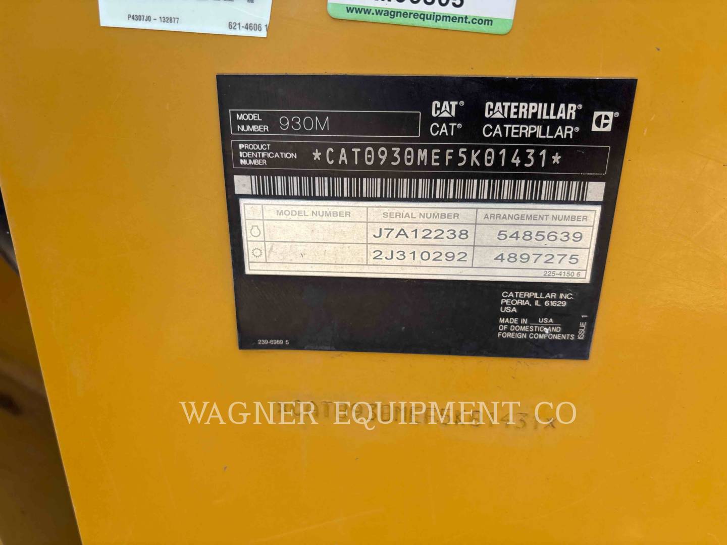 Cat 930M, Wheel Loader, 4436 hours, S/N: F5K01431, 2021 - Image 6